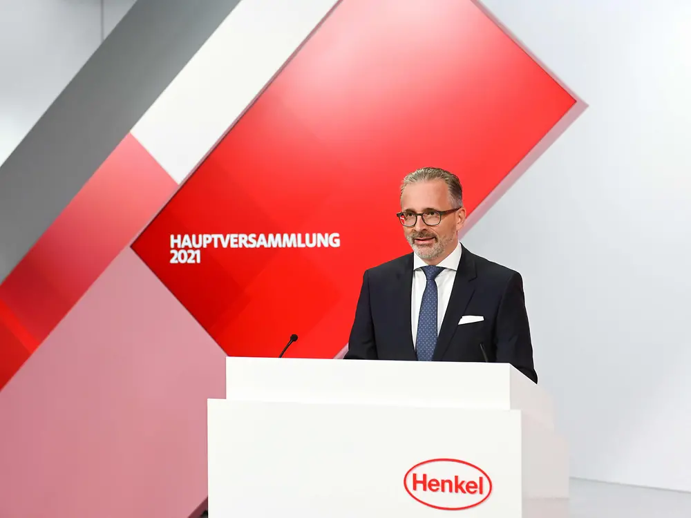 
Henkel CEO Carsten Knobel